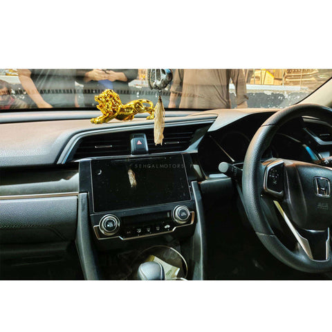 Crown Lion Premium Sculpture For Home Decor + Car Dashboard | Luxury Edition
