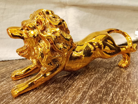 Crown Lion Premium Sculpture For Home Decor + Car Dashboard | Luxury Edition